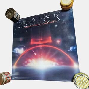 Brick Summer Heat Album Promo Poster 23x23 Original Vintage 1981 Hip Hop Funk